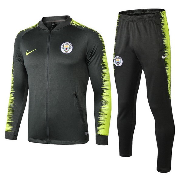 Chandal del Manchester City 2018-2019 Verde Amarillo